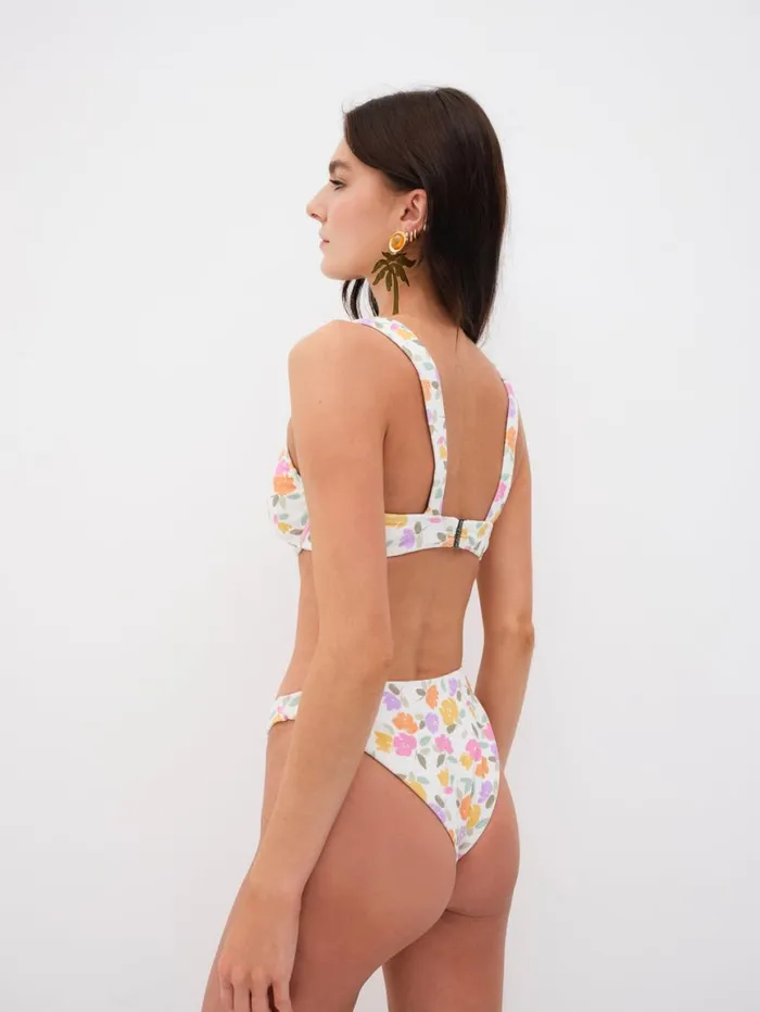 Women Swim For Love and Lemons Joey Swim Bottom Cream Women Swim For Love and Lemons Joey Swim Bottom Cream