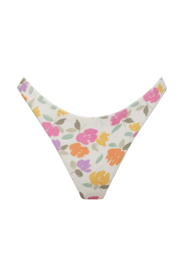 Women Swim For Love and Lemons Joey Swim Bottom Cream Women Swim For Love and Lemons Joey Swim Bottom Cream