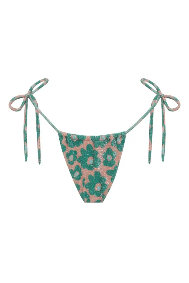 Women Swim For Love and Lemons Yola Bikini Bottom Green Women Swim For Love and Lemons Yola Bikini Bottom Green