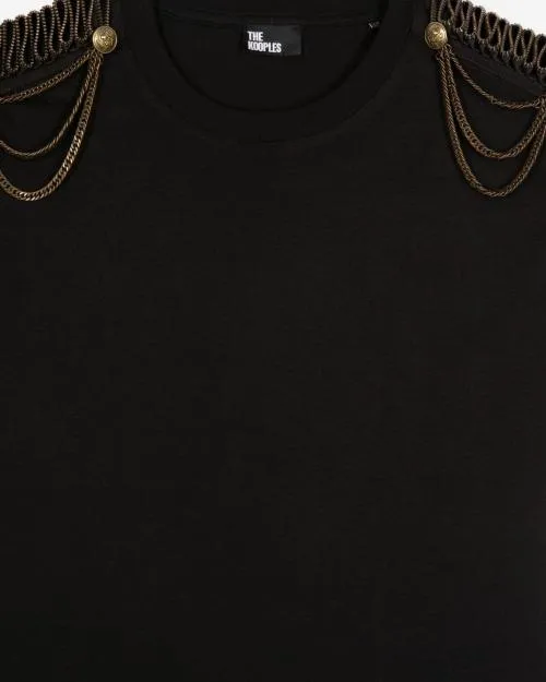 Women Tshirts The Kooples Black TShirt Black Washed
