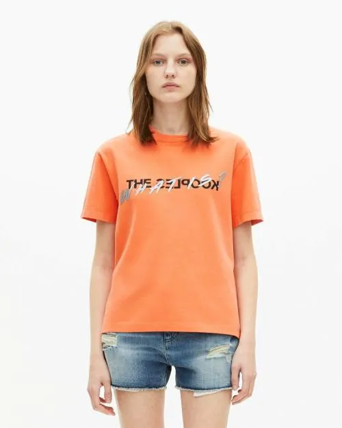 Women Tshirts The Kooples Orange What Is TShirt Orange Fluo