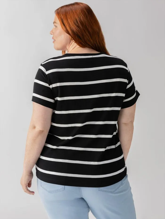 Women The Perfect Tee Black Stripe Inclusive Collection Sanctuary Clothing Tees and Tops Women The Perfect Tee Black Stripe Inclusive Collection Sanctuary Clothing Tees and Tops