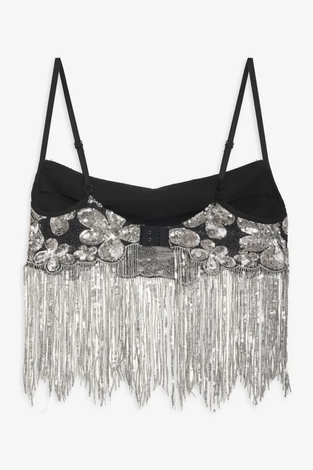 Women Tops For Love and Lemons Colette Crop Top Black Women Tops For Love and Lemons Colette Crop Top Black