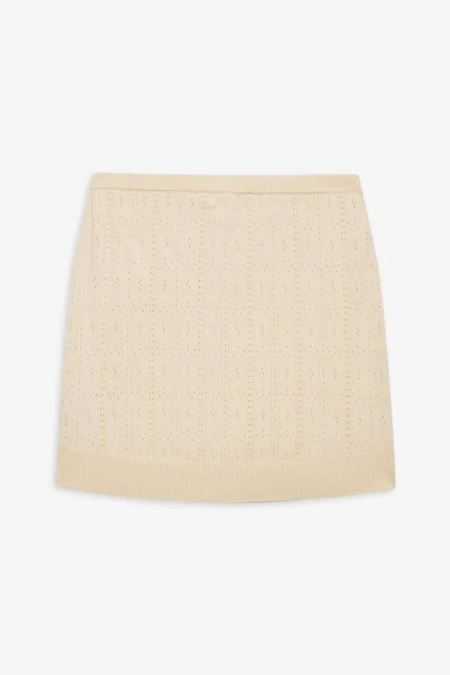 Women Tops For Love and Lemons Daniela Knit Mini Skirt Beige Women Tops For Love and Lemons Daniela Knit Mini Skirt Beige