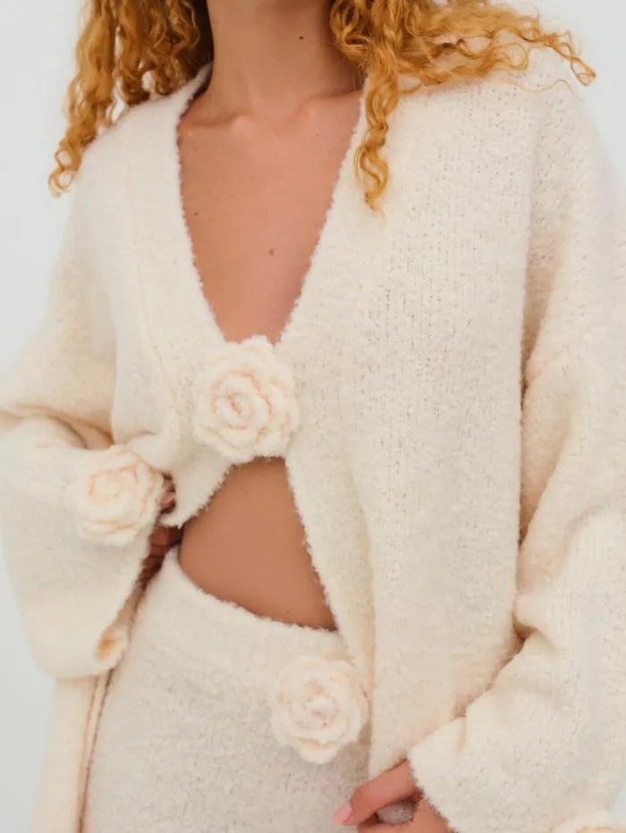 Women Tops For Love and Lemons Song Duster Cardigan Beige Women Tops For Love and Lemons Song Duster Cardigan Beige
