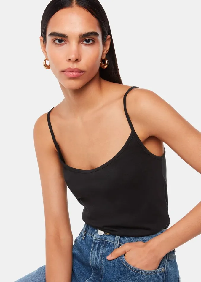 Women Tops Whistles Black Ultimate Cami Top