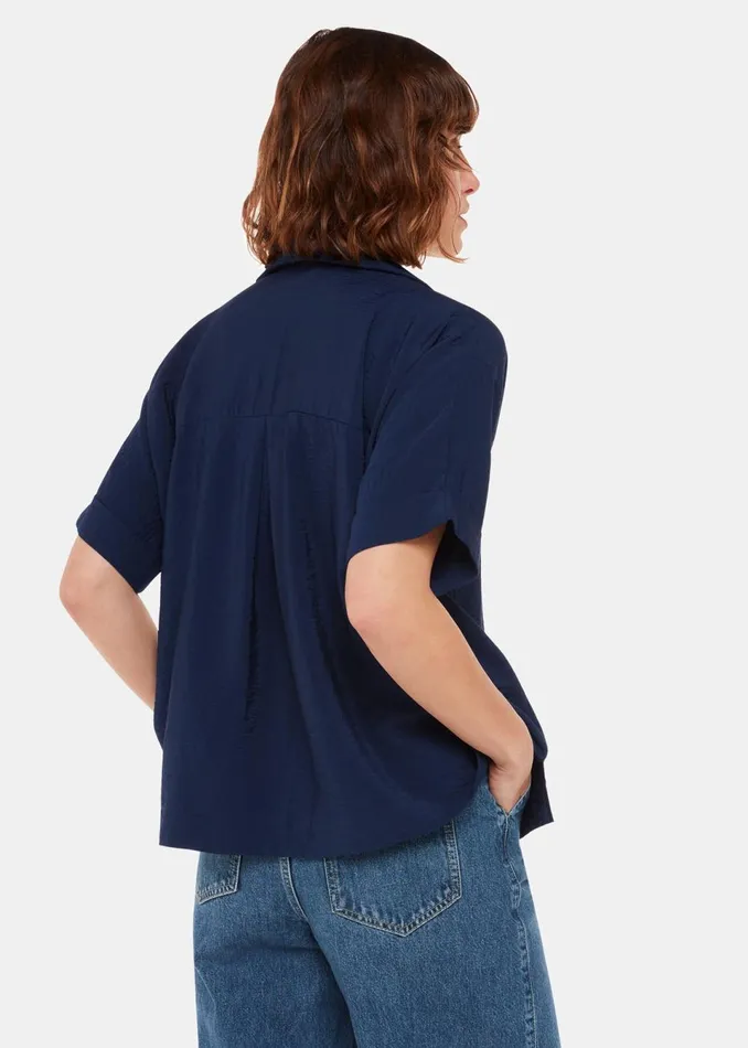 Women Tops Whistles Navy Sasha Relaxed Shirt