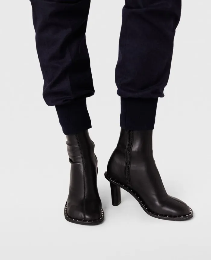 Women Trousers And Shorts Stella McCartney Elasticated Wool Sweatpants Deep Navy
