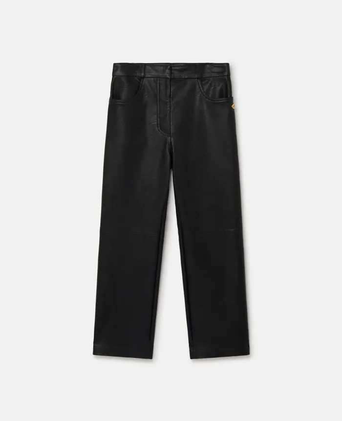 Women Trousers And Shorts Stella McCartney Stella Iconics Alter Mat Straight Leg Trousers Black Women Trousers And Shorts Stella McCartney Stella Iconics Alter Mat Straight Leg Trousers Black