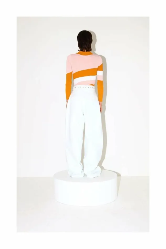 Women Trousers DODO BAR OR Daryl Pants White