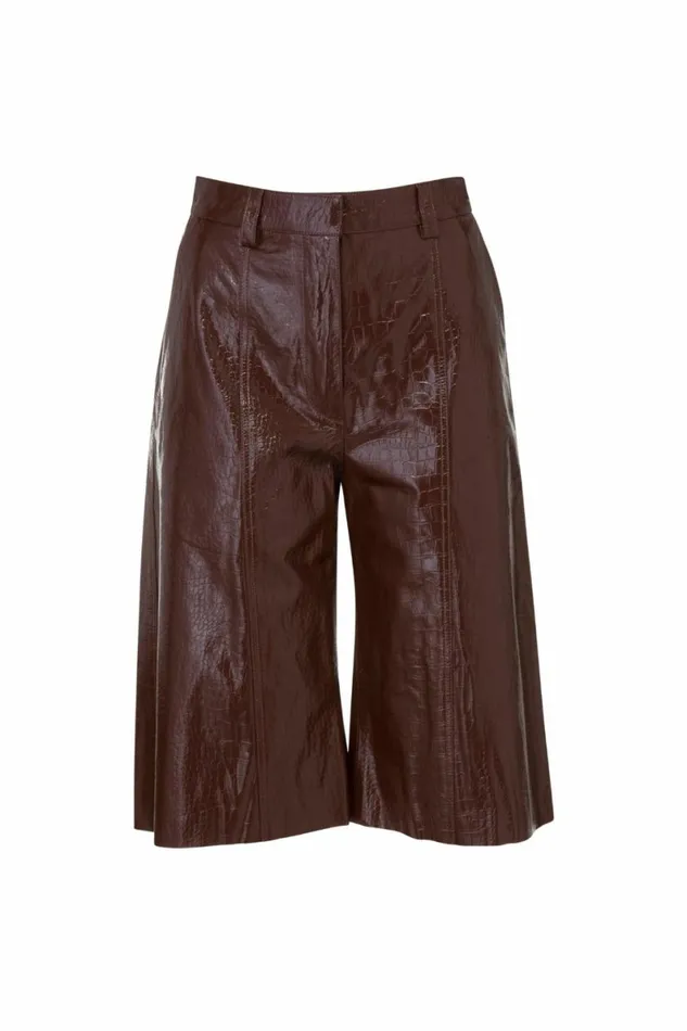 Women Trousers DODO BAR OR Ivgenya Bermuda Brown