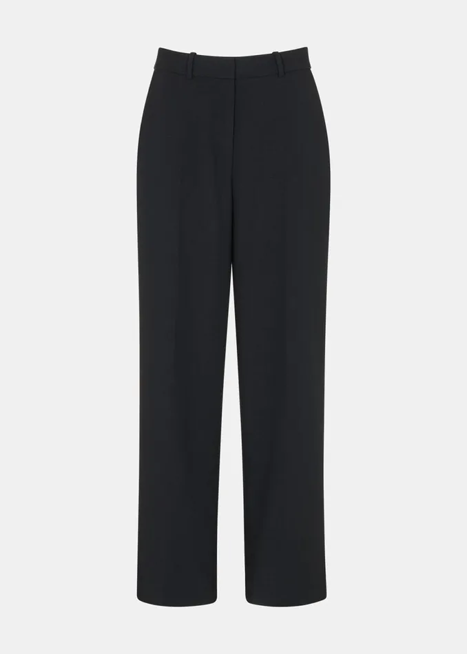 Women Trousers Whistles Black Amelie Wool Blend Trouser