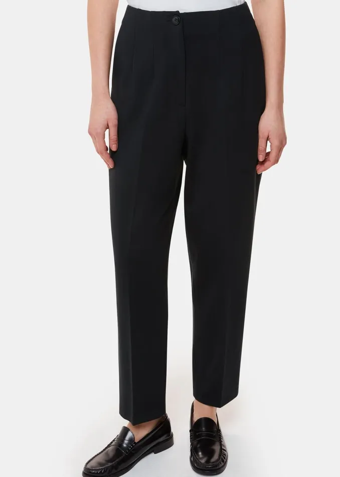 Women Trousers Whistles Black Lila Ponte Trouser