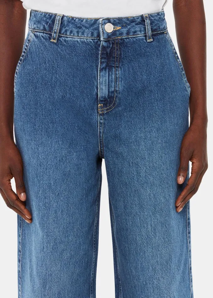 Women Trousers Whistles Denim Wide Leg High Waist Jean
