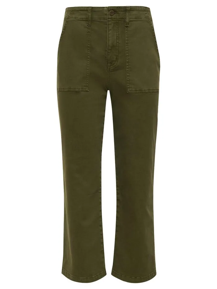 Women Vacation Crop High Rise Pant Burnt Olive Inclusive Collection Sanctuary Clothing Inclusive