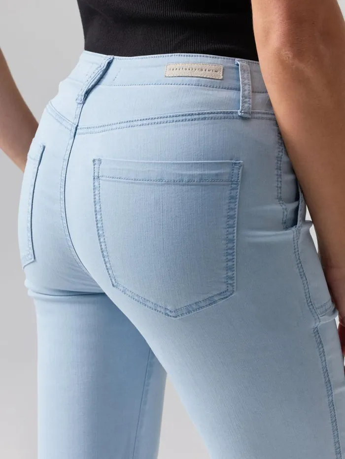 Women Vacation Crop High Rise Pant Ultra Pale Sanctuary Clothing Denim
