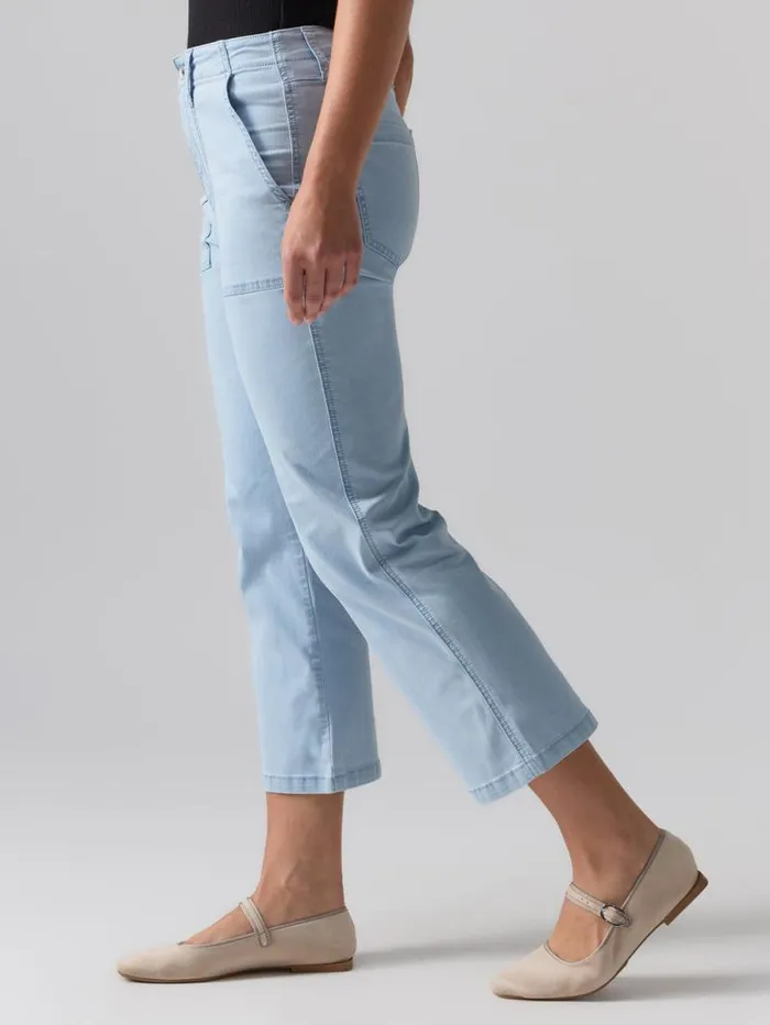 Women Vacation Crop High Rise Pant Ultra Pale Sanctuary Clothing Denim