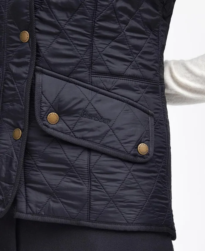 Women Vests Barbour Cavalry Gilet Navymerlot
