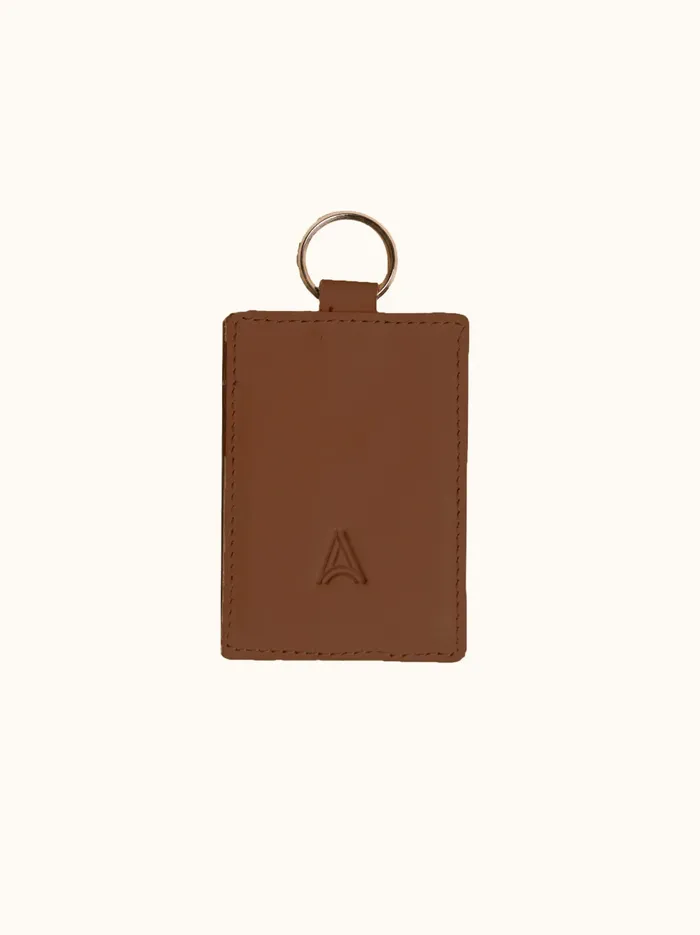 Women Wallets and Clutches Able Naomi Key Ring Card Case Whiskey