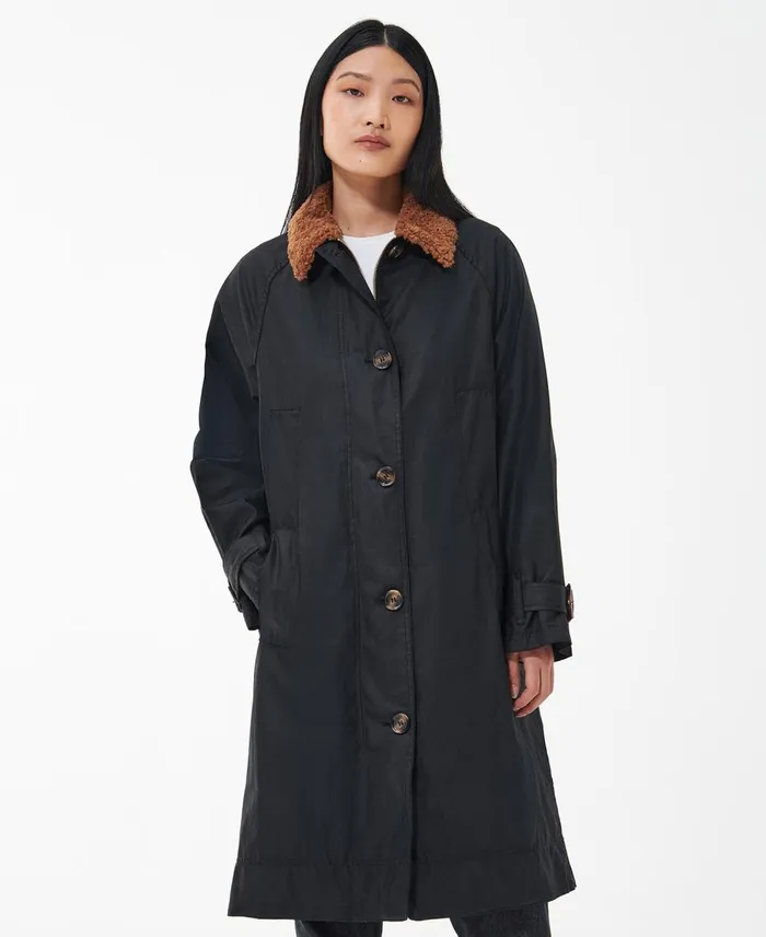 Women Waxed Jackets Barbour Malala Wax Jacket Barkancient