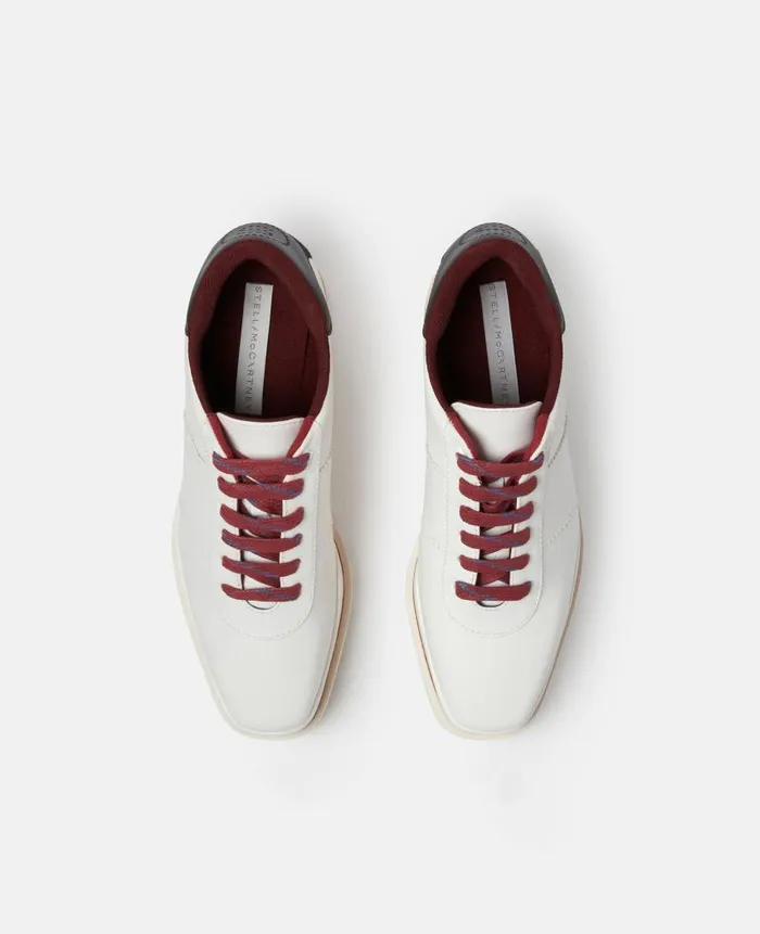 Women Wedges Stella McCartney SneakElyse Platform Sneakers Pure White