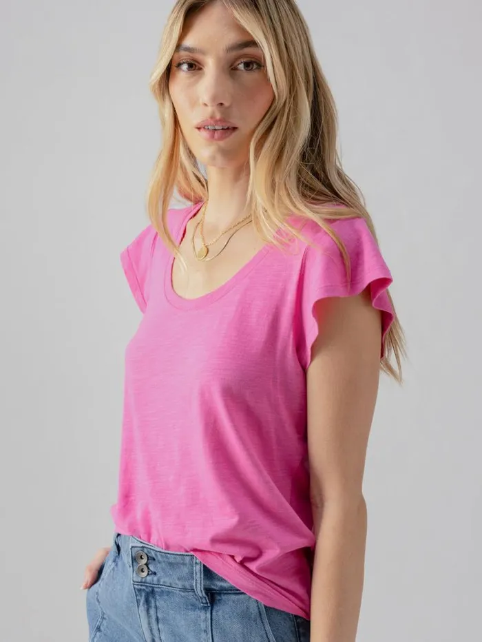 Women West Side Tee Wild Pink Sanctuary Clothing Tees and Tops